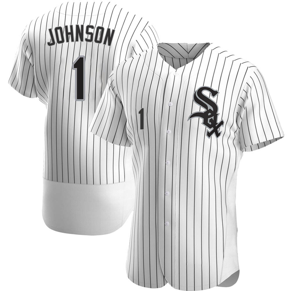 Authentic Lance Johnson Men's Chicago White Sox White Home Jersey Authentic Lance Johnson Men's Chicago White Sox White Home Jersey