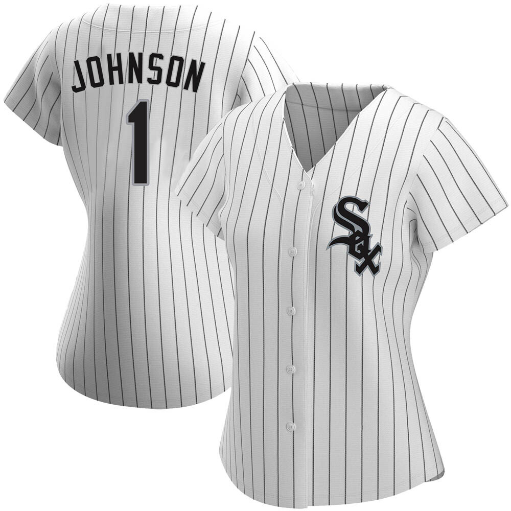 Authentic Lance Johnson Women's Chicago White Sox White Home Jersey Authentic Lance Johnson Women's Chicago White Sox White Home Jersey