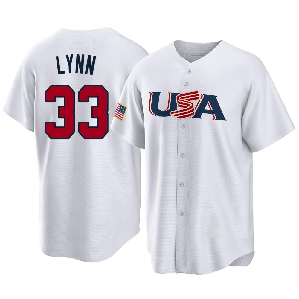 Replica Lance Lynn Youth Chicago White Sox White USA Baseball 2023 World Baseball Classic Jersey Replica Lance Lynn Youth Chicago White Sox White USA Baseball 2023 World Baseball Classic Jersey