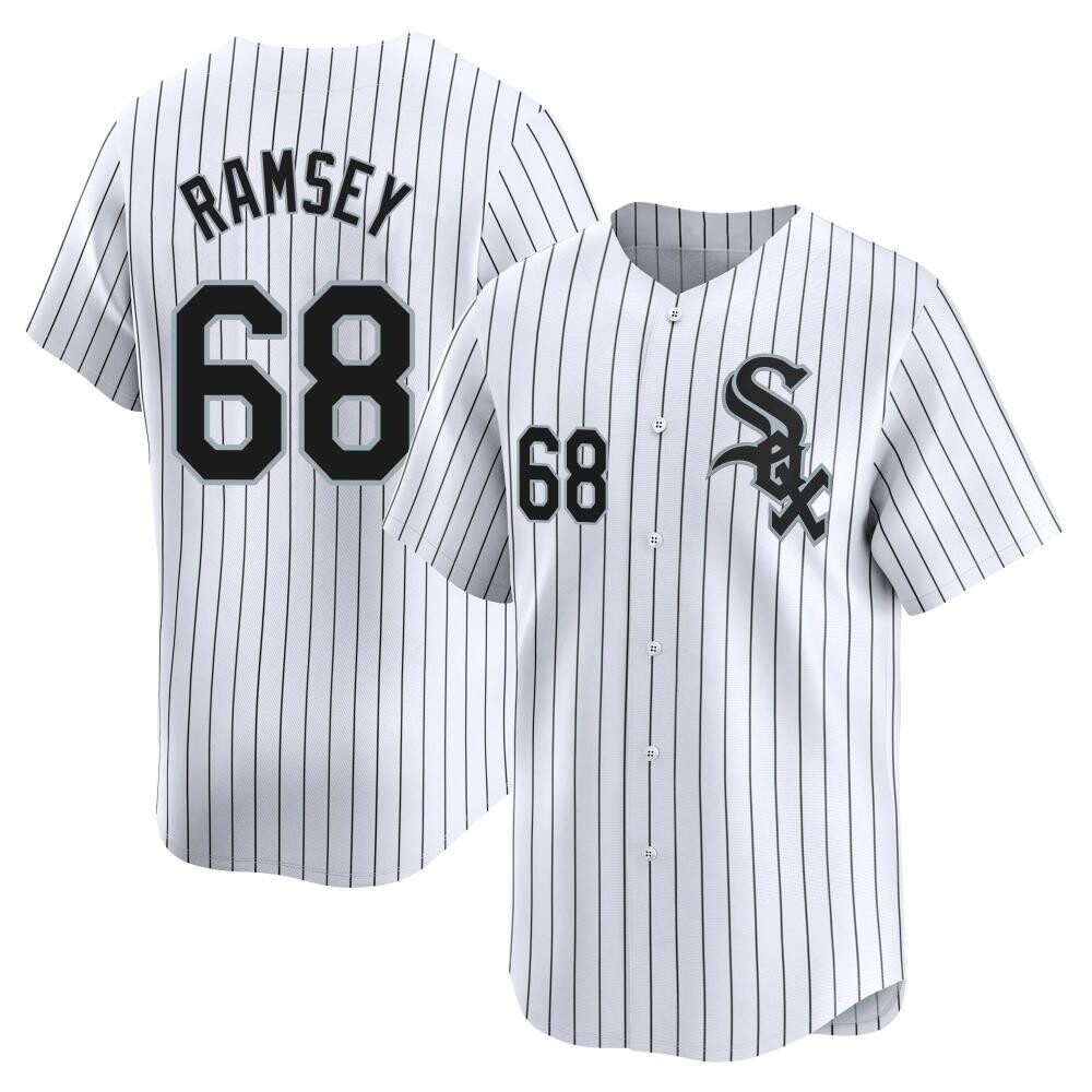 Limited Lane Ramsey Men's Chicago White Sox White Home Jersey Limited Lane Ramsey Men's Chicago White Sox White Home Jersey