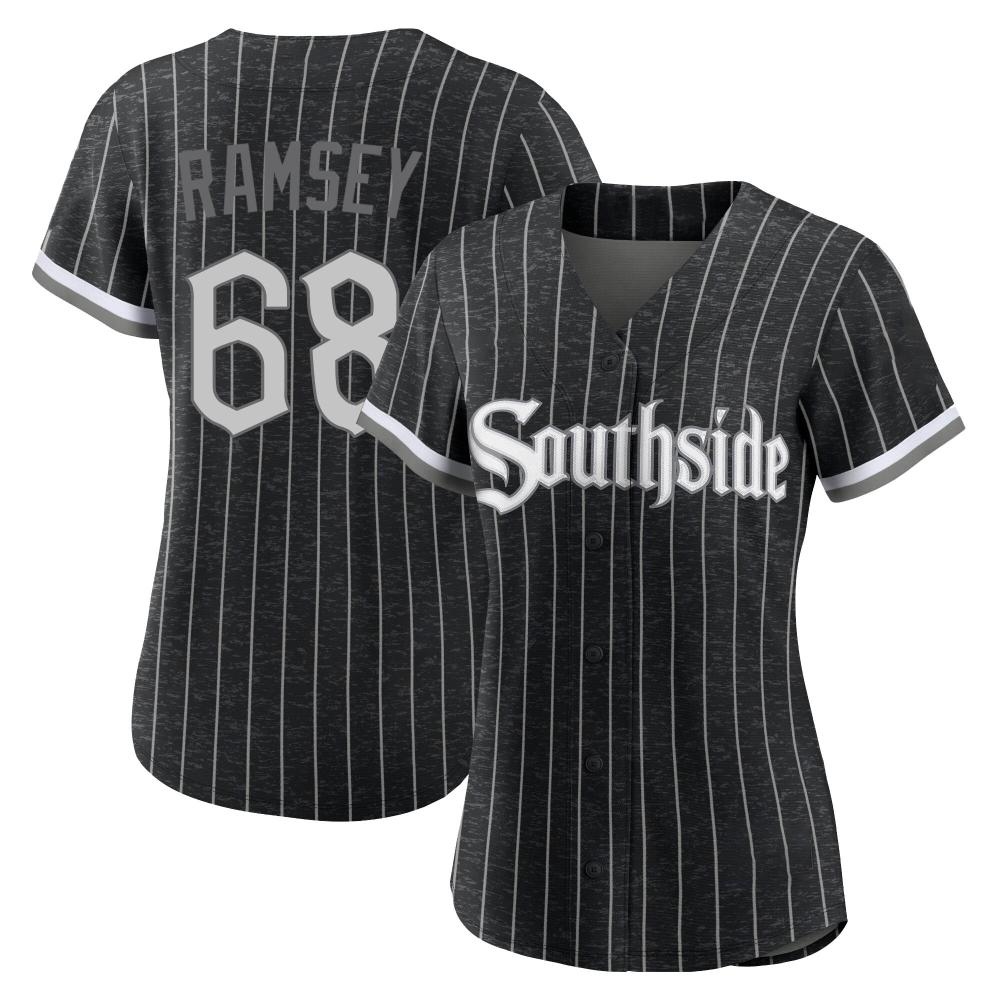 Replica Lane Ramsey Women's Chicago White Sox Black 2021 City Connect Jersey Replica Lane Ramsey Women's Chicago White Sox Black 2021 City Connect Jersey