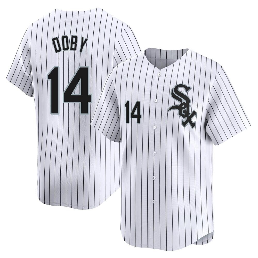 Limited Larry Doby Youth Chicago White Sox White Home Jersey Limited Larry Doby Youth Chicago White Sox White Home Jersey