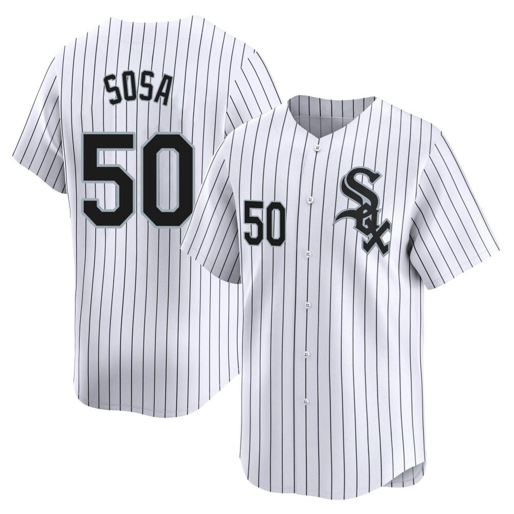 Limited Lenyn Sosa Men's Chicago White Sox White Home Jersey