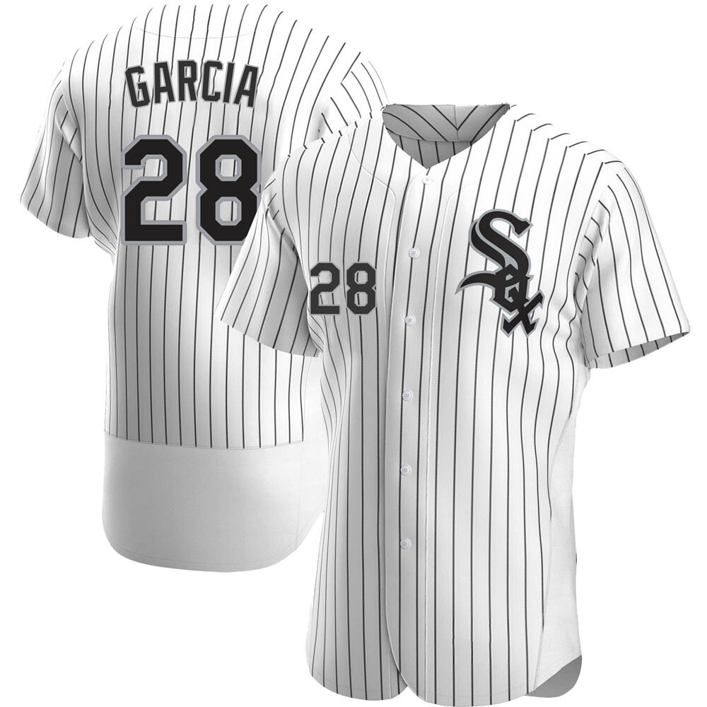 Authentic Leury Garcia Men's Chicago White Sox White Home Jersey Authentic Leury Garcia Men's Chicago White Sox White Home Jersey