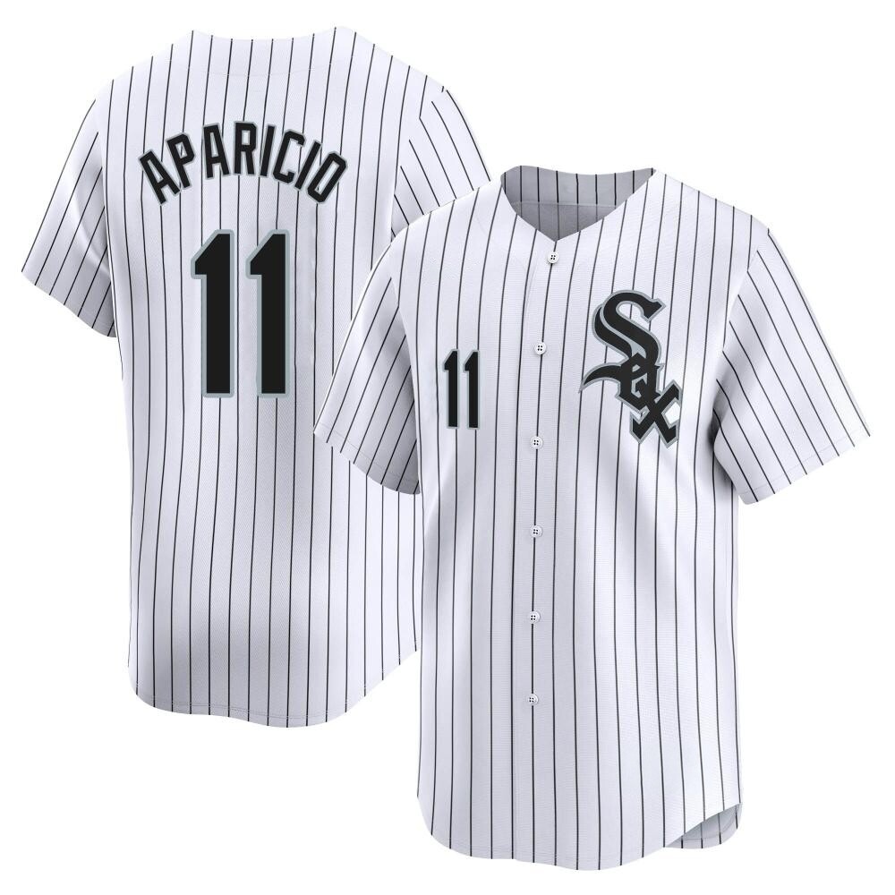 Limited Luis Aparicio Men's Chicago White Sox White Home Jersey Limited Luis Aparicio Men's Chicago White Sox White Home Jersey