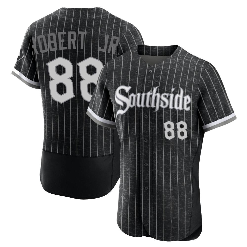 Authentic Luis Robert Jr. Men's Chicago White Sox Black 2021 City Connect Jersey
