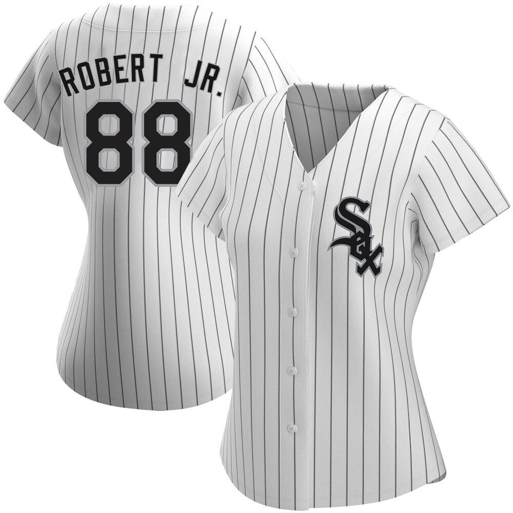 Authentic Luis Robert Jr. Women's Chicago White Sox White Home Jersey Authentic Luis Robert Jr. Women's Chicago White Sox White Home Jersey