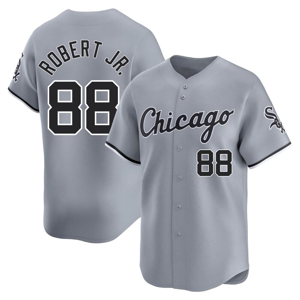 Limited Luis Robert Jr. Youth Chicago White Sox Gray Road Jersey Limited Luis Robert Jr. Youth Chicago White Sox Gray Road Jersey