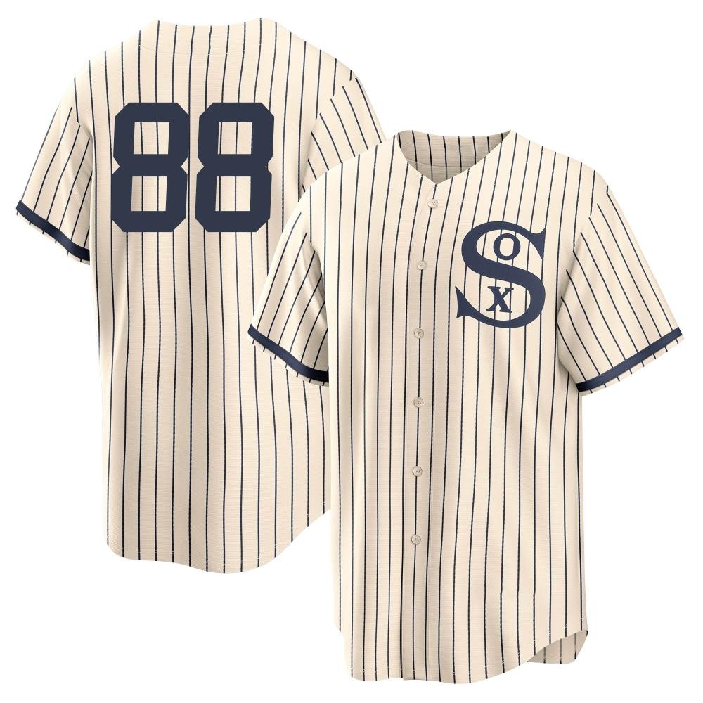 Replica Luis Robert Jr. Men's Chicago White Sox Cream 2021 Field of Dreams Jersey