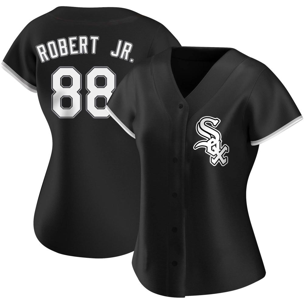 Replica Luis Robert Jr. Women's Chicago White Sox Black Alternate Jersey Replica Luis Robert Jr. Women's Chicago White Sox Black Alternate Jersey