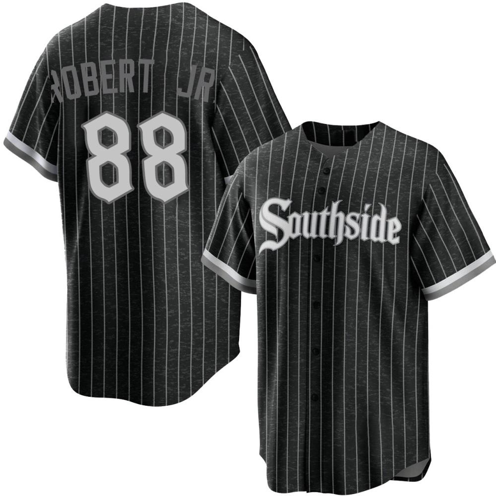 Replica Luis Robert Jr. Youth Chicago White Sox Black 2021 City Connect Jersey Replica Luis Robert Jr. Youth Chicago White Sox Black 2021 City Connect Jersey