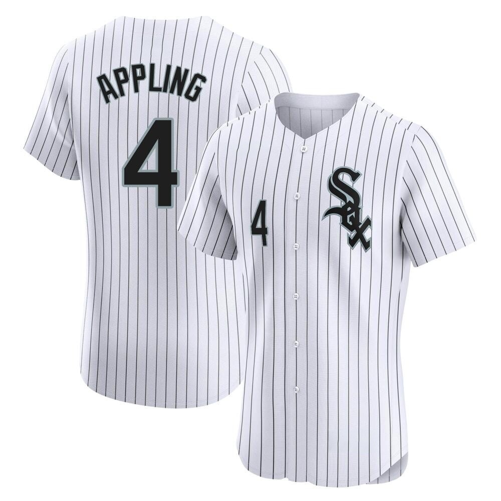 Elite Luke Appling Men's Chicago White Sox White Home Jersey Elite Luke Appling Men's Chicago White Sox White Home Jersey