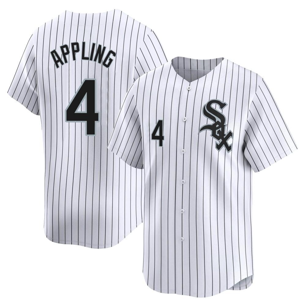 Limited Luke Appling Men's Chicago White Sox White Home Jersey Limited Luke Appling Men's Chicago White Sox White Home Jersey