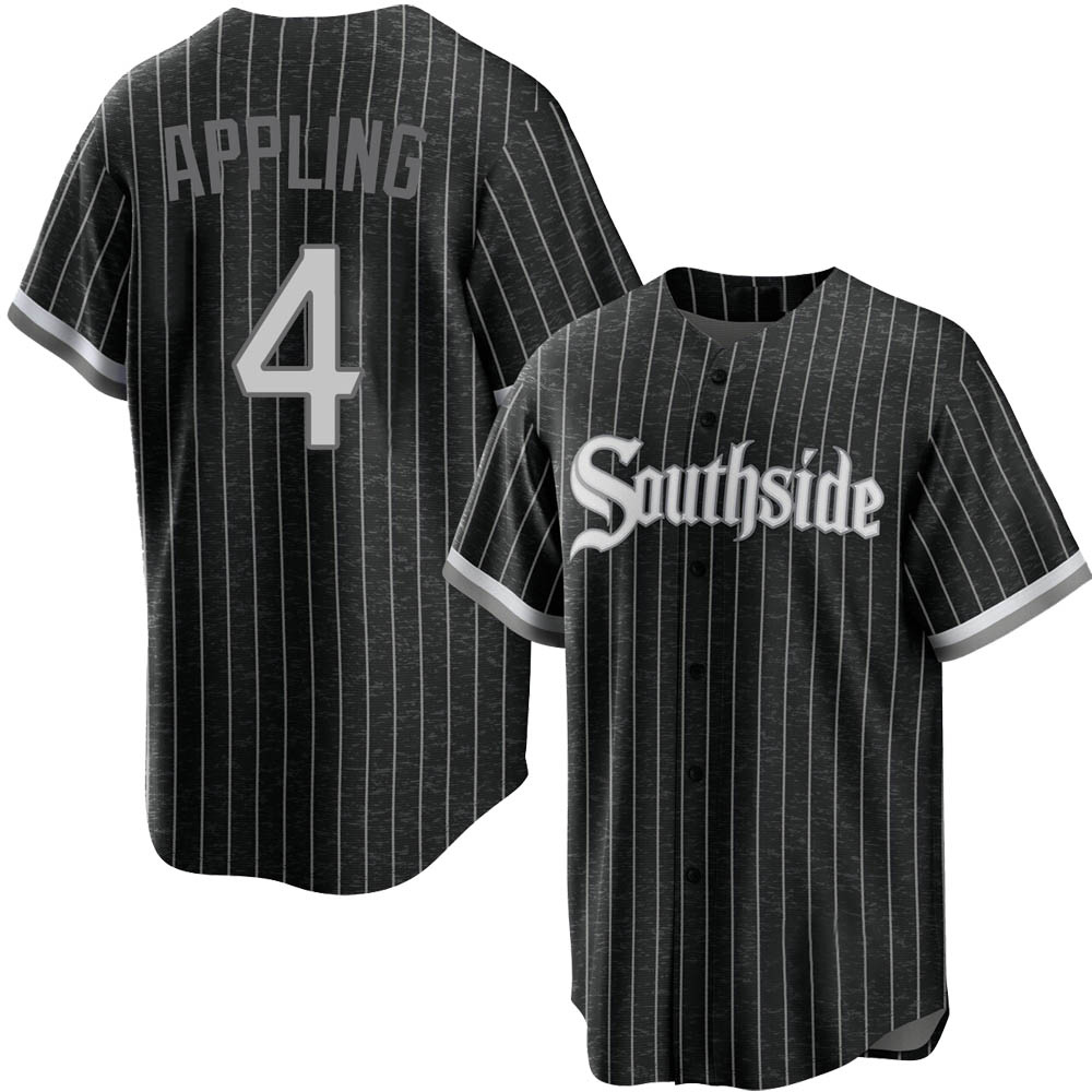 Replica Luke Appling Youth Chicago White Sox Black 2021 City Connect Jersey Replica Luke Appling Youth Chicago White Sox Black 2021 City Connect Jersey
