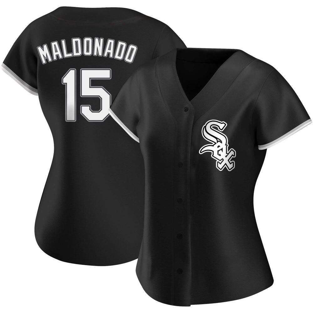 Authentic Martin Maldonado Women's Chicago White Sox Black Alternate Jersey Authentic Martin Maldonado Women's Chicago White Sox Black Alternate Jersey