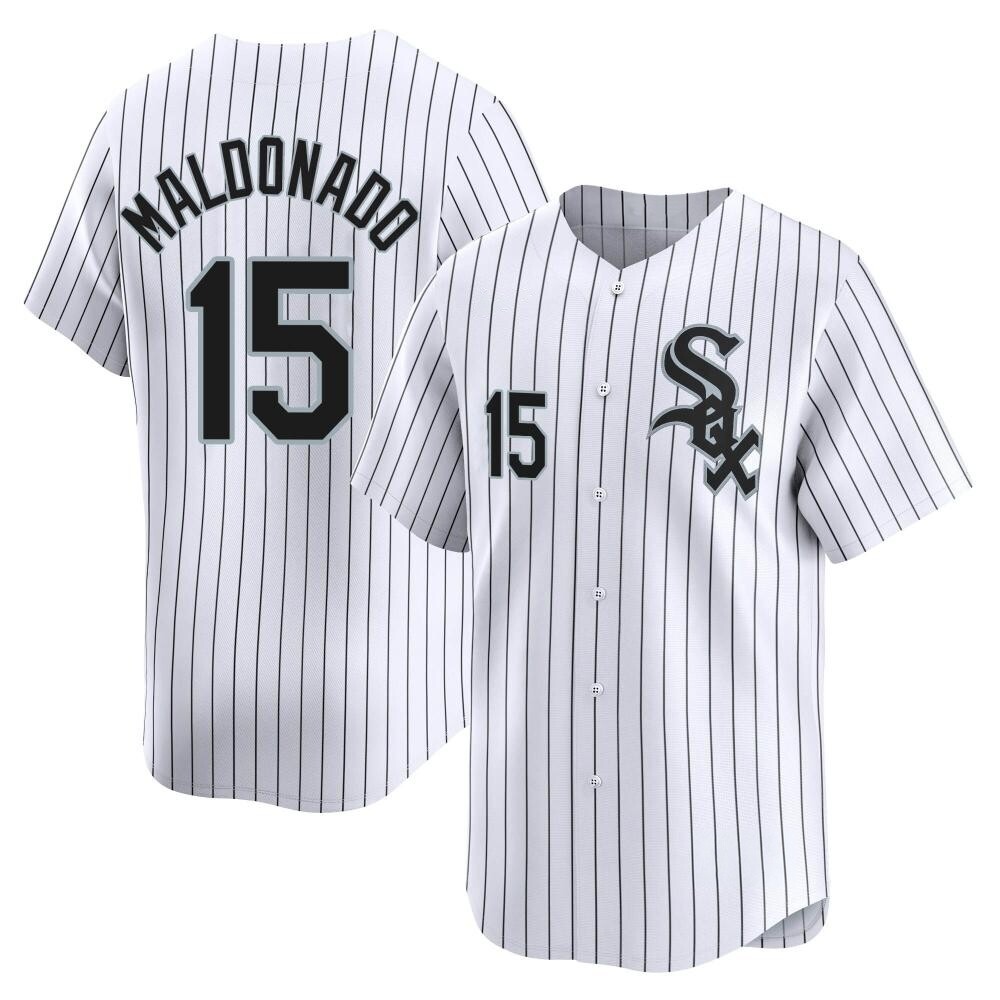 Limited Martin Maldonado Men's Chicago White Sox White Home Jersey Limited Martin Maldonado Men's Chicago White Sox White Home Jersey