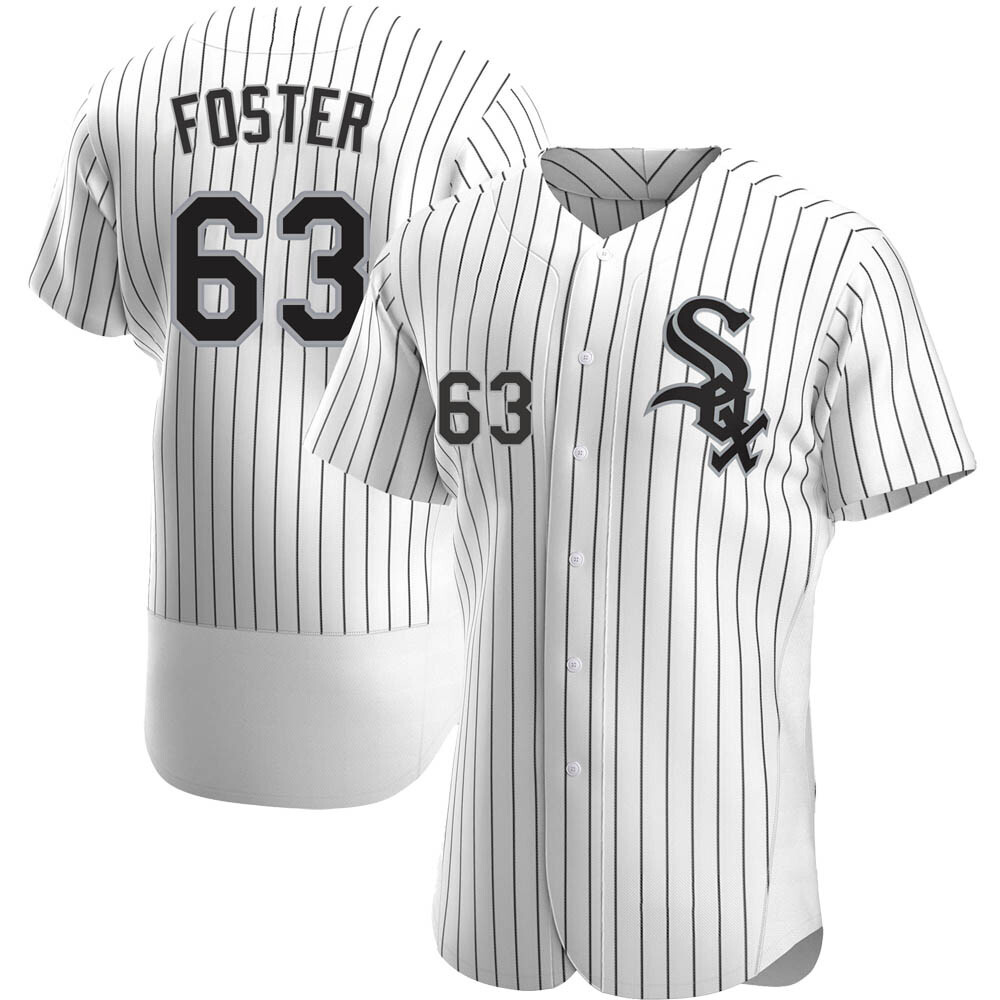 Authentic Matt Foster Men's Chicago White Sox White Home Jersey Authentic Matt Foster Men's Chicago White Sox White Home Jersey