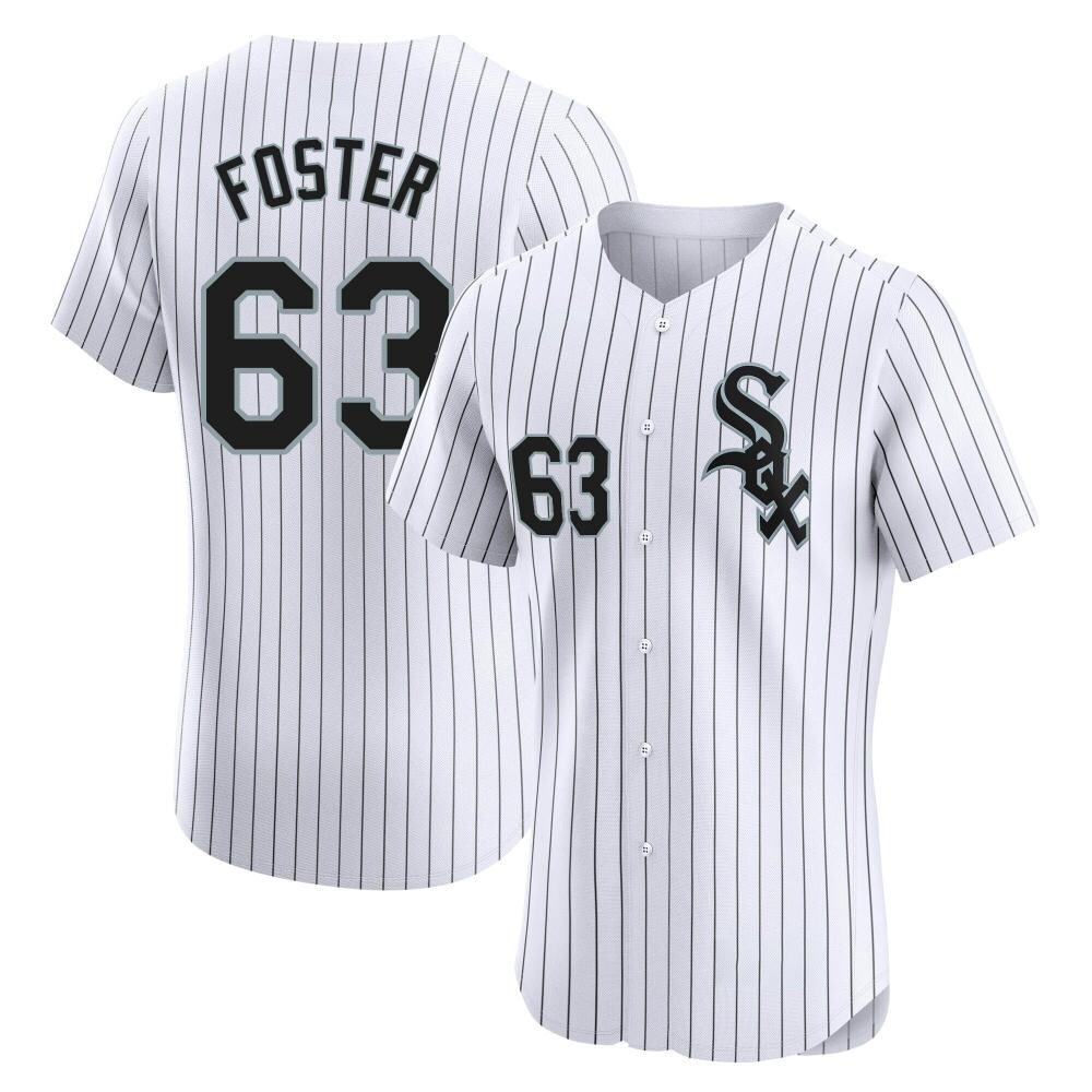 Elite Matt Foster Men's Chicago White Sox White Home Jersey Elite Matt Foster Men's Chicago White Sox White Home Jersey
