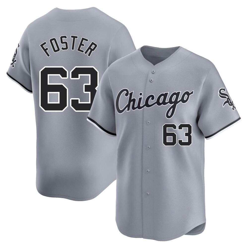Limited Matt Foster Youth Chicago White Sox Gray Road Jersey Limited Matt Foster Youth Chicago White Sox Gray Road Jersey