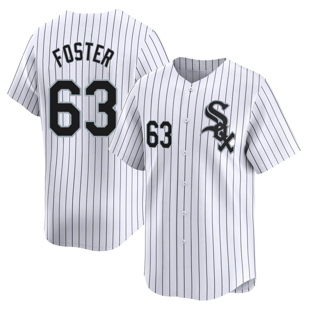 Limited Matt Foster Youth Chicago White Sox White Home Jersey Limited Matt Foster Youth Chicago White Sox White Home Jersey