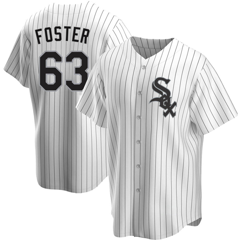 Replica Matt Foster Youth Chicago White Sox White Home Jersey Replica Matt Foster Youth Chicago White Sox White Home Jersey