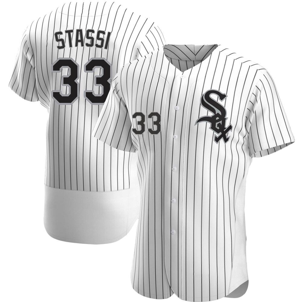 Authentic Max Stassi Men's Chicago White Sox White Home Jersey Authentic Max Stassi Men's Chicago White Sox White Home Jersey