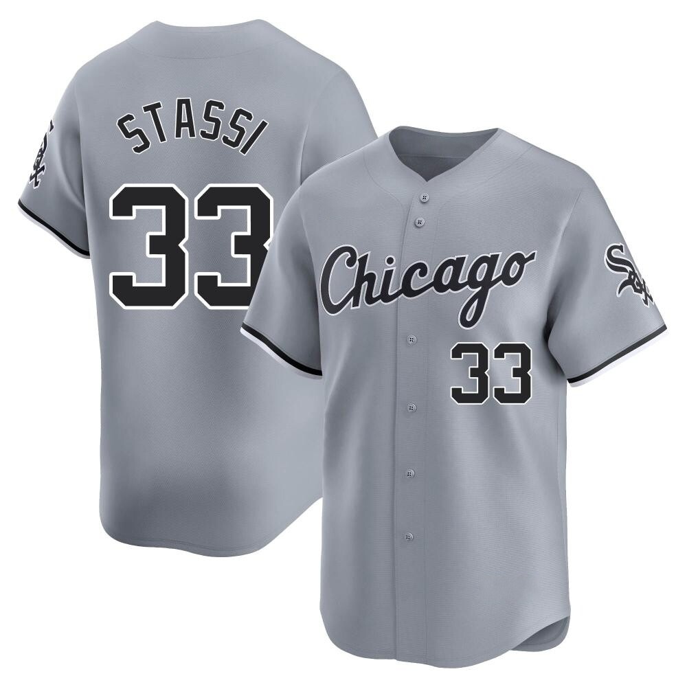 Limited Max Stassi Youth Chicago White Sox Gray Road Jersey Limited Max Stassi Youth Chicago White Sox Gray Road Jersey