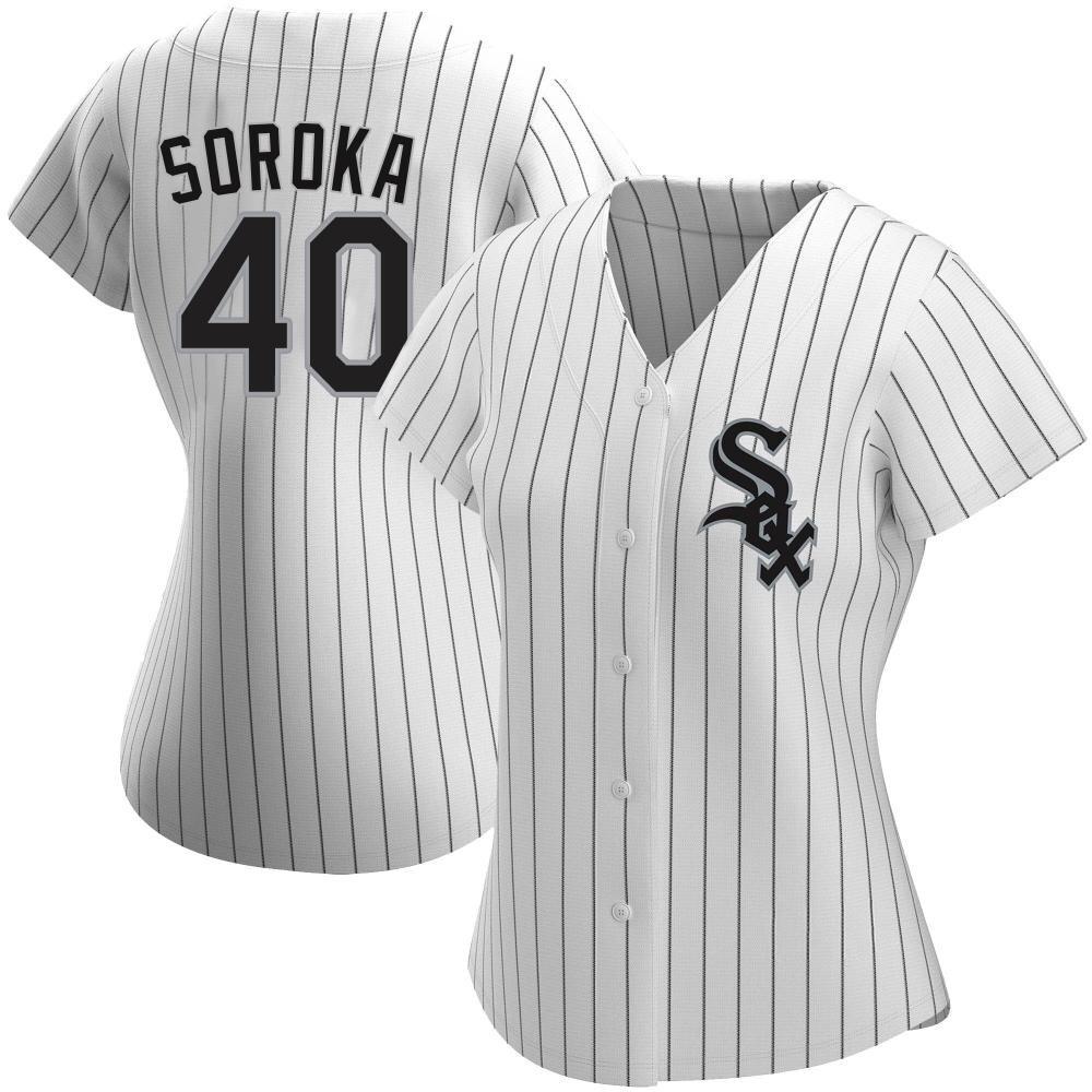 Authentic Michael Soroka Women's Chicago White Sox White Home Jersey Authentic Michael Soroka Women's Chicago White Sox White Home Jersey