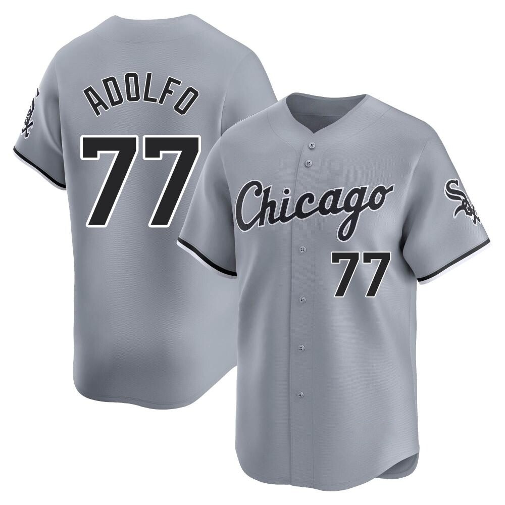 Limited Micker Adolfo Youth Chicago White Sox Gray Road Jersey Limited Micker Adolfo Youth Chicago White Sox Gray Road Jersey