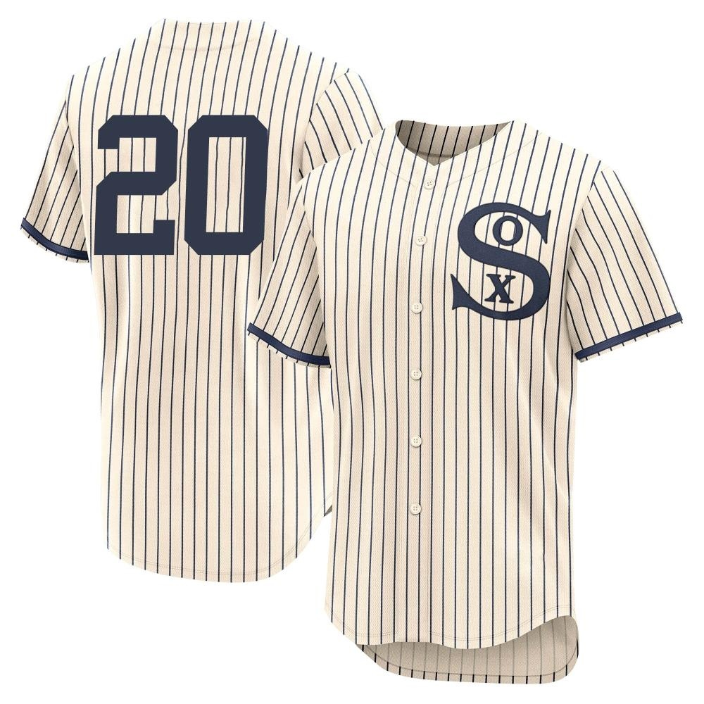 Authentic Miguel Vargas Men's Chicago White Sox Cream 2021 Field of Dreams Jersey