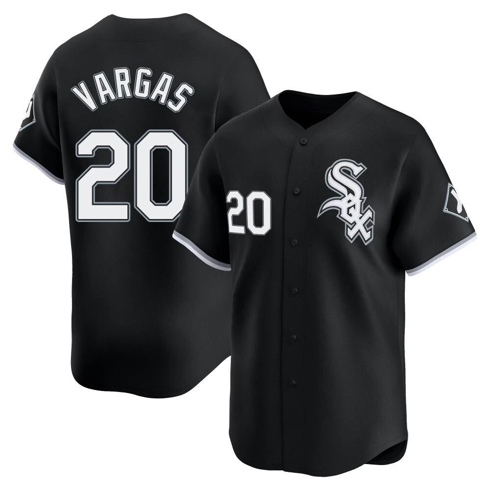 Limited Miguel Vargas Youth Chicago White Sox Black Alternate Jersey Limited Miguel Vargas Youth Chicago White Sox Black Alternate Jersey