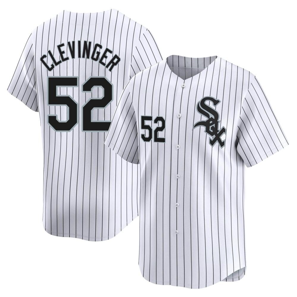 Limited Mike Clevinger Men's Chicago White Sox White Home Jersey Limited Mike Clevinger Men's Chicago White Sox White Home Jersey