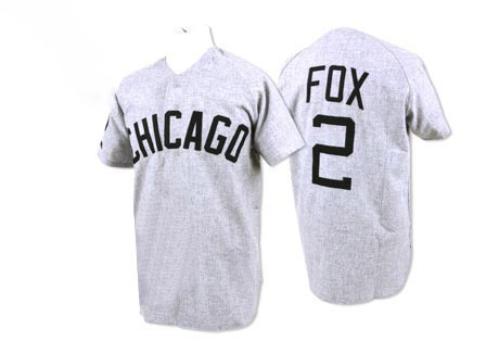 Authentic Nellie Fox Men's Chicago White Sox Grey 1960 Throwback Jersey Authentic Nellie Fox Men's Chicago White Sox Grey 1960 Throwback Jersey