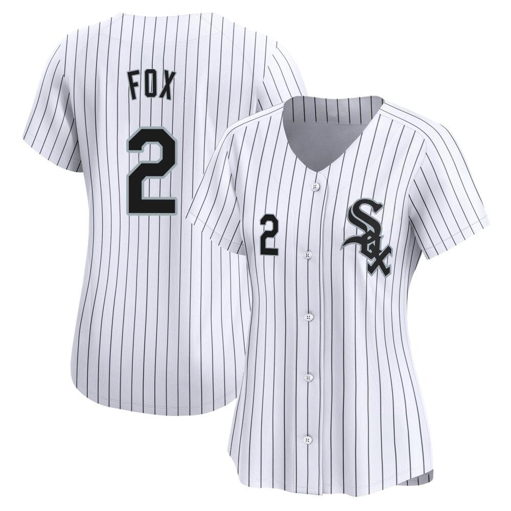 Limited Nellie Fox Women's Chicago White Sox White Home Jersey Limited Nellie Fox Women's Chicago White Sox White Home Jersey