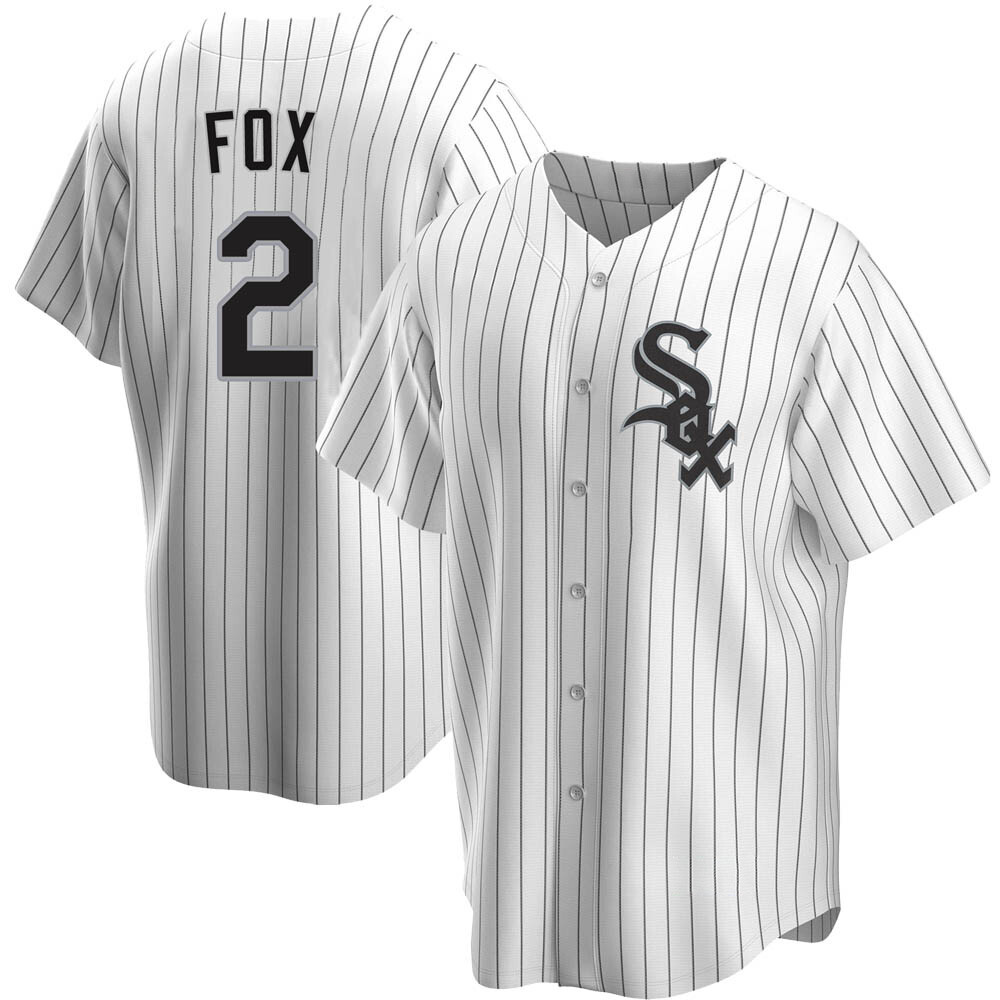 Replica Nellie Fox Men's Chicago White Sox White Home Jersey Replica Nellie Fox Men's Chicago White Sox White Home Jersey
