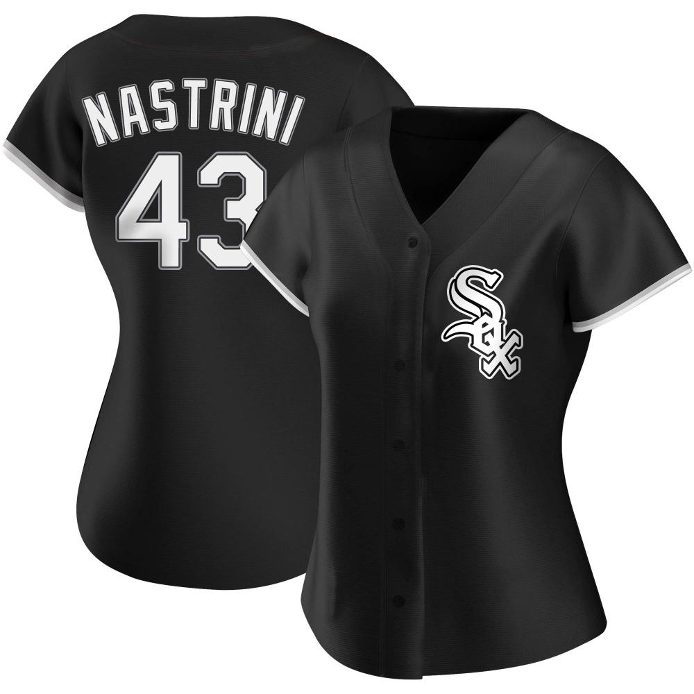 Authentic Nick Nastrini Women's Chicago White Sox Black Alternate Jersey Authentic Nick Nastrini Women's Chicago White Sox Black Alternate Jersey