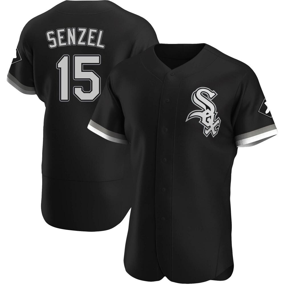 Authentic Nick Senzel Men's Chicago White Sox Black Alternate Jersey