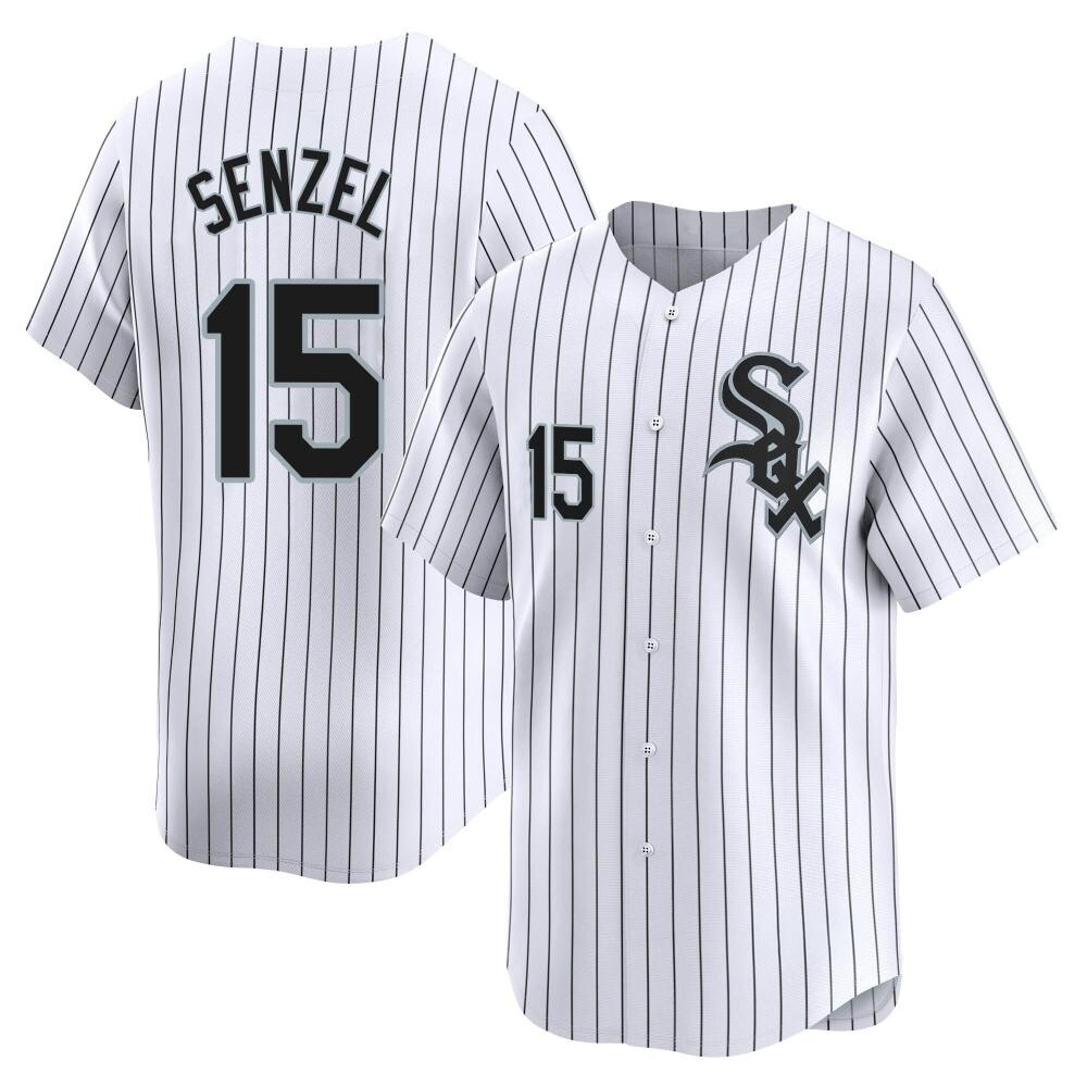 Limited Nick Senzel Youth Chicago White Sox White Home Jersey Limited Nick Senzel Youth Chicago White Sox White Home Jersey