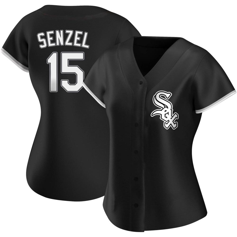 Replica Nick Senzel Women's Chicago White Sox Black Alternate Jersey Replica Nick Senzel Women's Chicago White Sox Black Alternate Jersey
