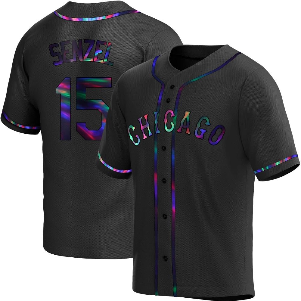 Replica Nick Senzel Youth Chicago White Sox Black Holographic Alternate Jersey Replica Nick Senzel Youth Chicago White Sox Black Holographic Alternate Jersey