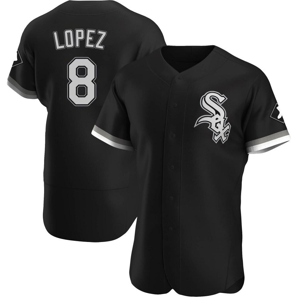 Authentic Nicky Lopez Men's Chicago White Sox Black Alternate Jersey