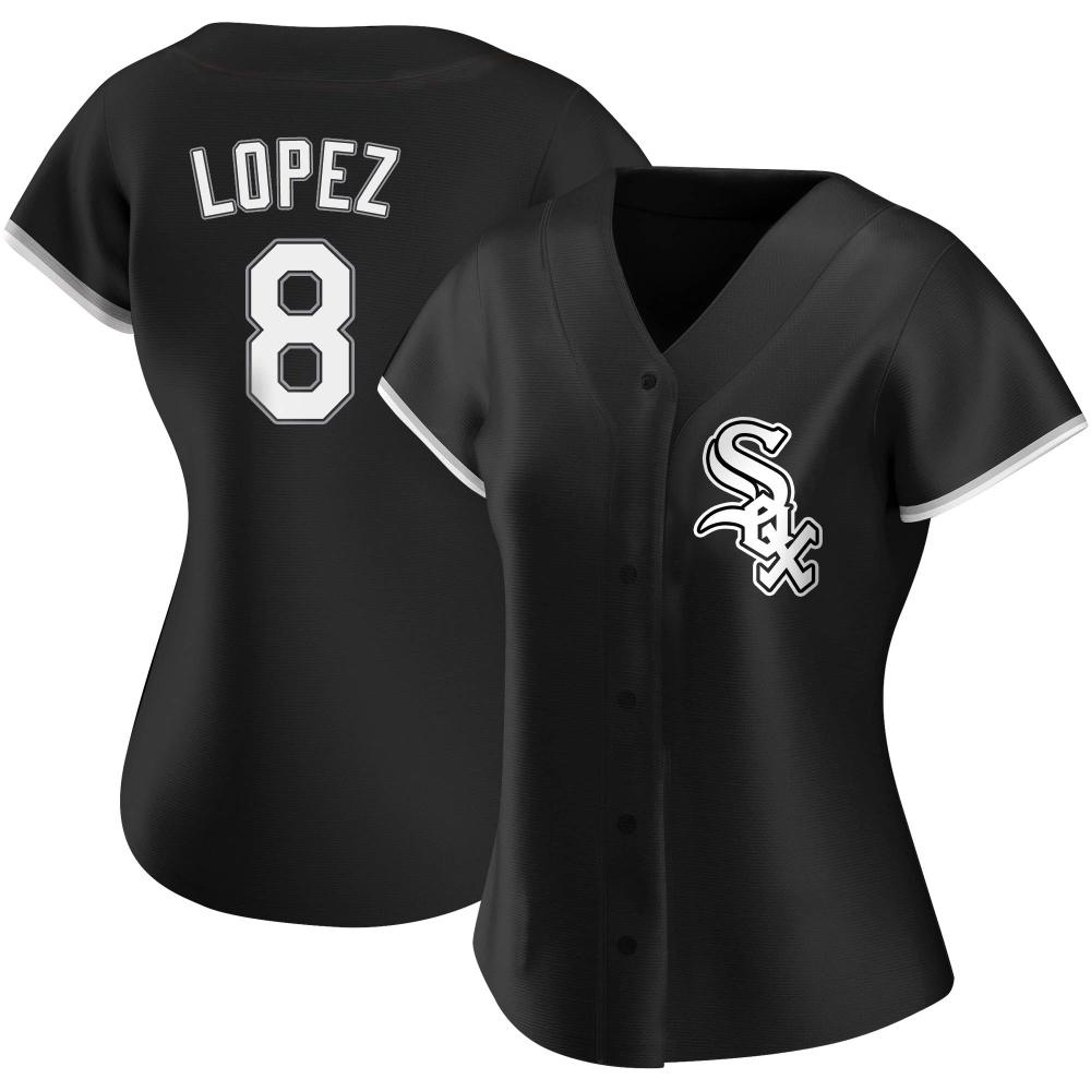 Authentic Nicky Lopez Women's Chicago White Sox Black Alternate Jersey Authentic Nicky Lopez Women's Chicago White Sox Black Alternate Jersey