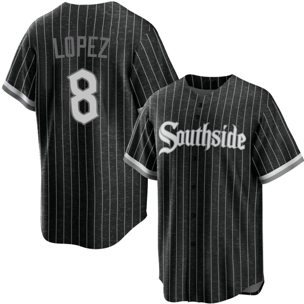 Replica Nicky Lopez Youth Chicago White Sox Black 2021 City Connect Jersey Replica Nicky Lopez Youth Chicago White Sox Black 2021 City Connect Jersey