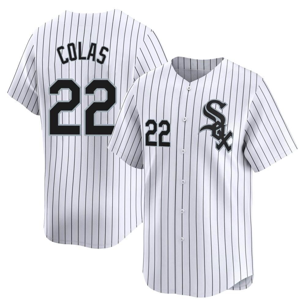 Limited Oscar Colas Youth Chicago White Sox White Home Jersey Limited Oscar Colas Youth Chicago White Sox White Home Jersey