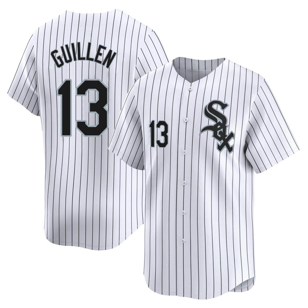 Limited Ozzie Guillen Men's Chicago White Sox White Home Jersey Limited Ozzie Guillen Men's Chicago White Sox White Home Jersey