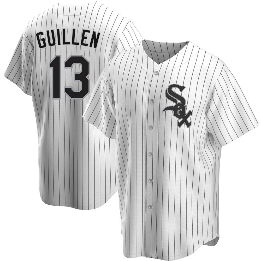 Replica Ozzie Guillen Men's Chicago White Sox White Home Jersey Replica Ozzie Guillen Men's Chicago White Sox White Home Jersey