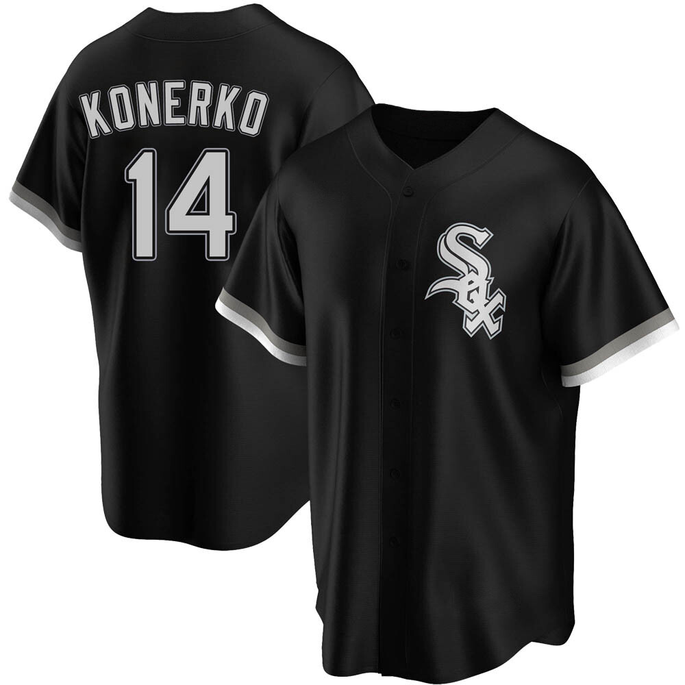 Replica Paul Konerko Youth Chicago White Sox Black Alternate Jersey Replica Paul Konerko Youth Chicago White Sox Black Alternate Jersey