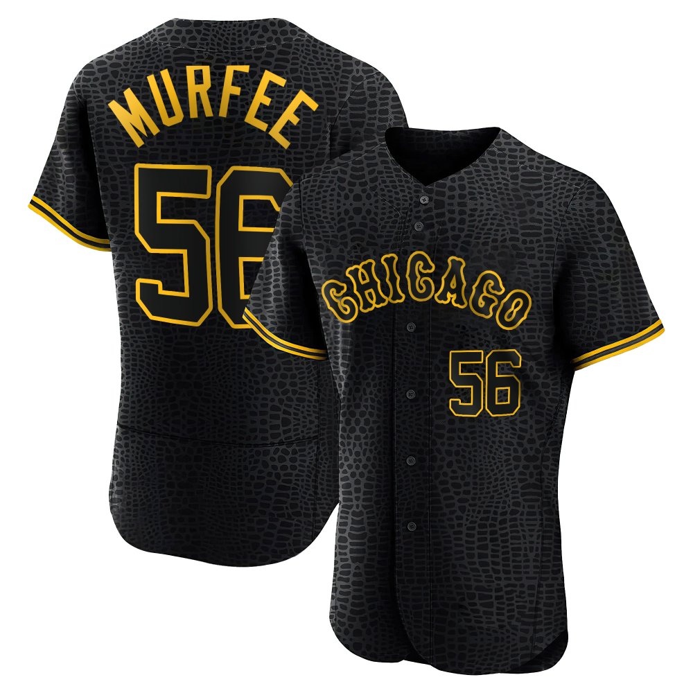 Authentic Penn Murfee Men's Chicago White Sox Black Snake Skin City Jersey Authentic Penn Murfee Men's Chicago White Sox Black Snake Skin City Jersey