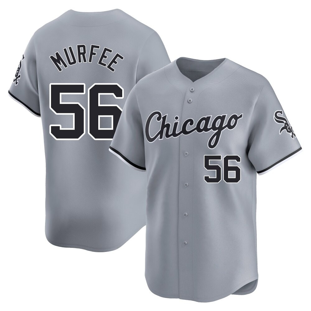 Limited Penn Murfee Men's Chicago White Sox Gray Road Jersey Limited Penn Murfee Men's Chicago White Sox Gray Road Jersey