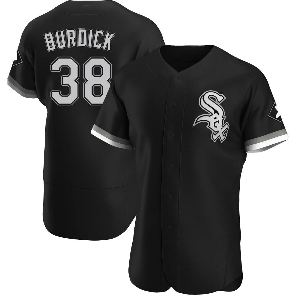 Authentic Peyton Burdick Men's Chicago White Sox Black Alternate Jersey Authentic Peyton Burdick Men's Chicago White Sox Black Alternate Jersey